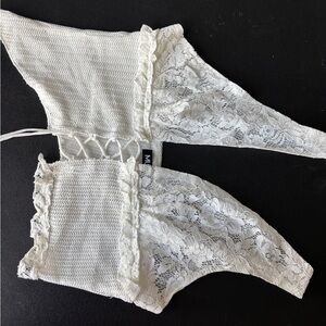 White Lace Bodysuit